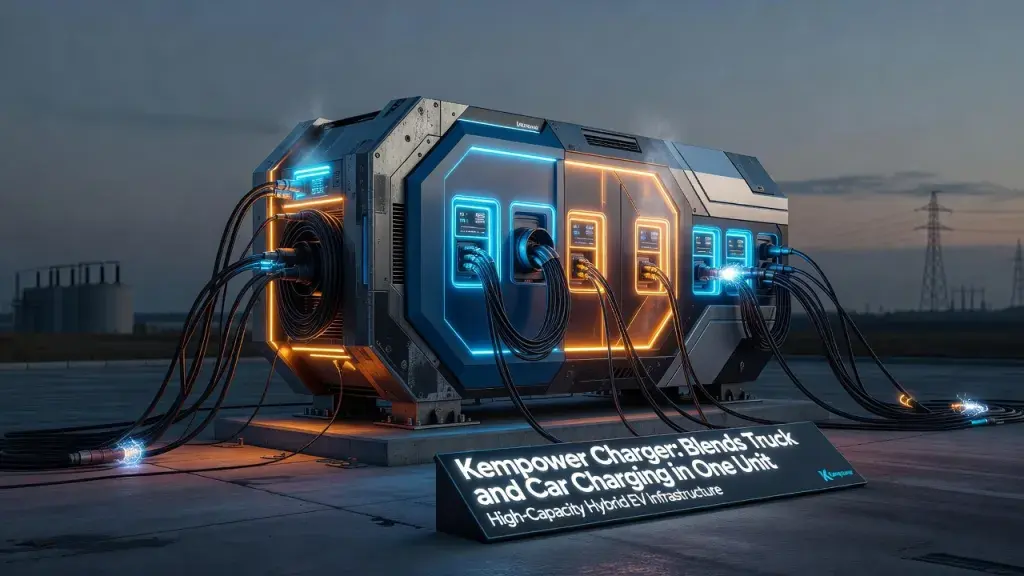 Kempower Charger Blends Truck and Car Charging in One Unit