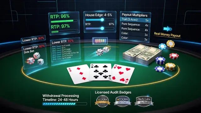 Teen Patti RTP and Real Money Payout: How Teen Patti RTP, Payout, and Return to Player Work